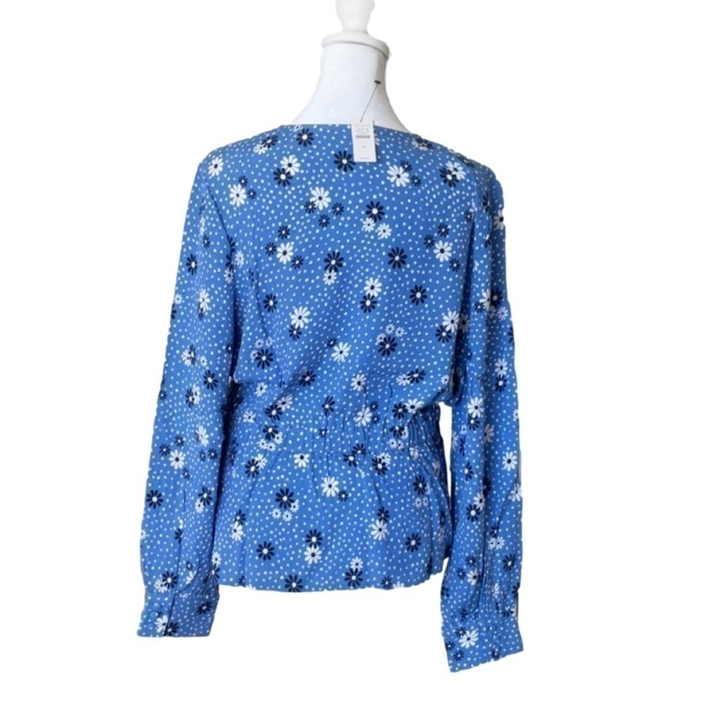 Talbots Faux Wrap Top, NWT - Picture 7 of 13